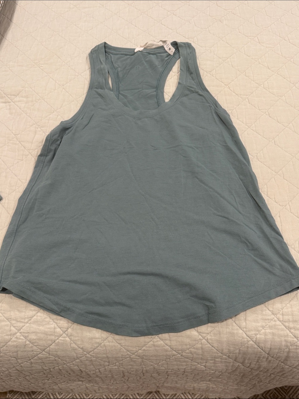 Lululemon razor back, soft green color